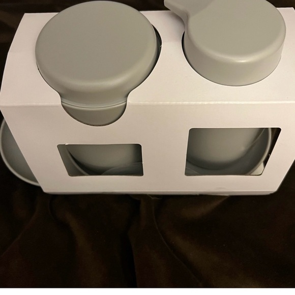 Room Essentials Silver Bath Accessory Set - Picture 3 of 8